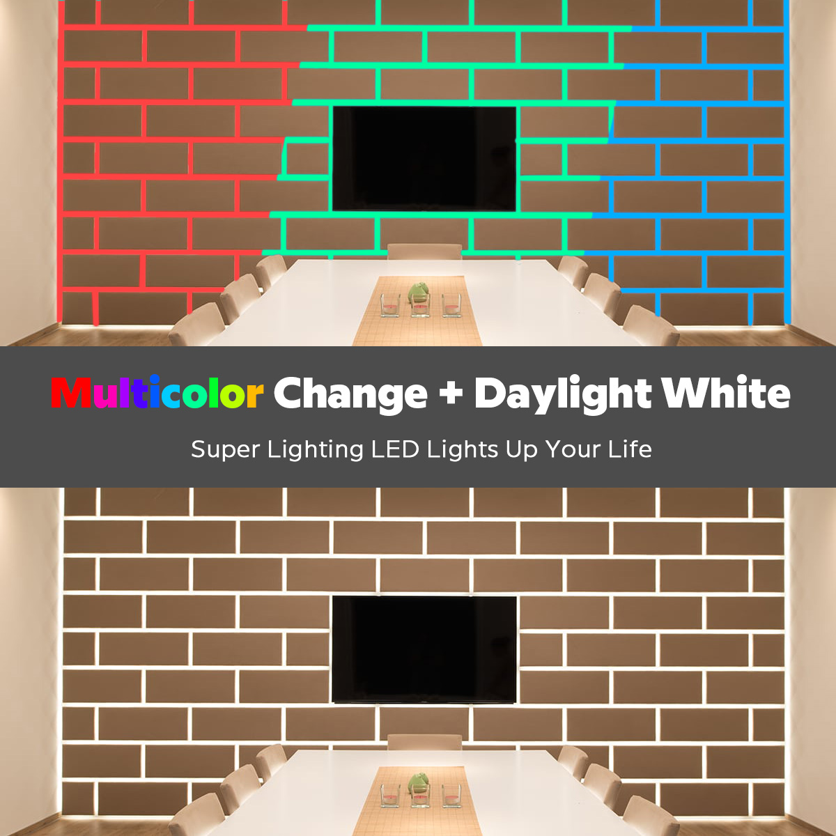 RGBW Color Changing LED Lights - 12V 48LEDs/m S Shape LED Strip Bendable RGBW Color Changing LED Lights - 12V 48LEDs/m S Shape LED Strip Bendable
